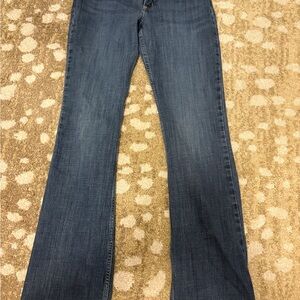 Wrangler Women's Dark Blue Flare Jeans